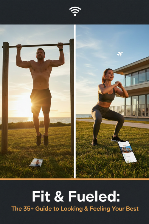 Fit & Fuelled Ebook Cover - With Plane