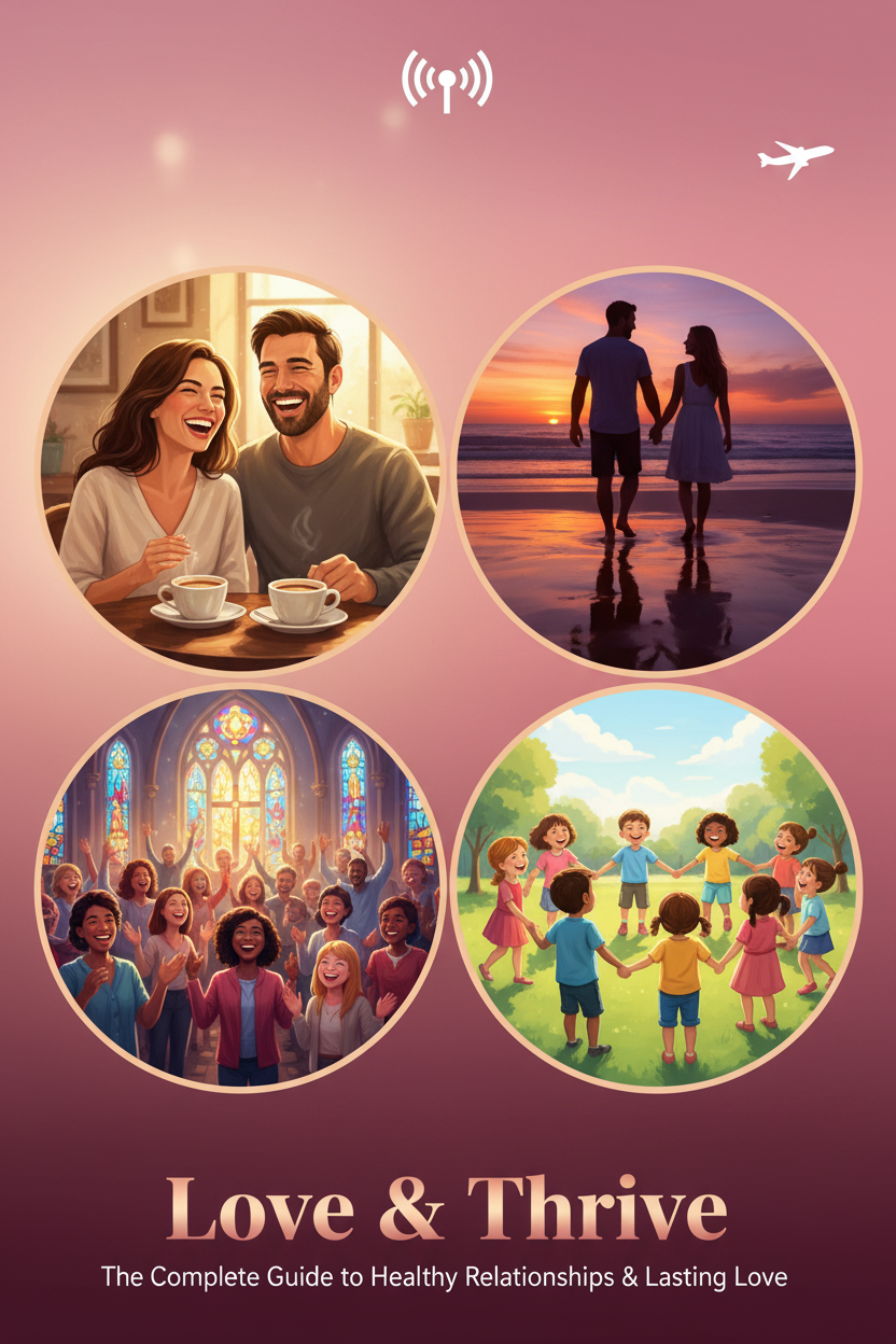Love & Thrive Ebook Cover - Full Collage